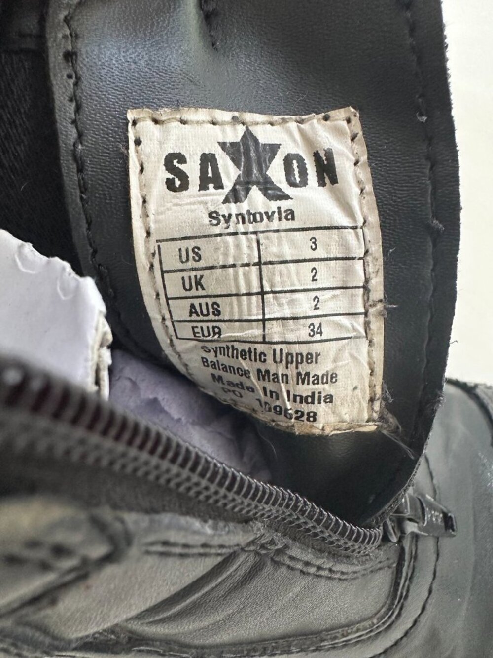 Saxon Black Riding Boots - Picture 6 of 6
